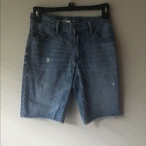 Blue jean shorts